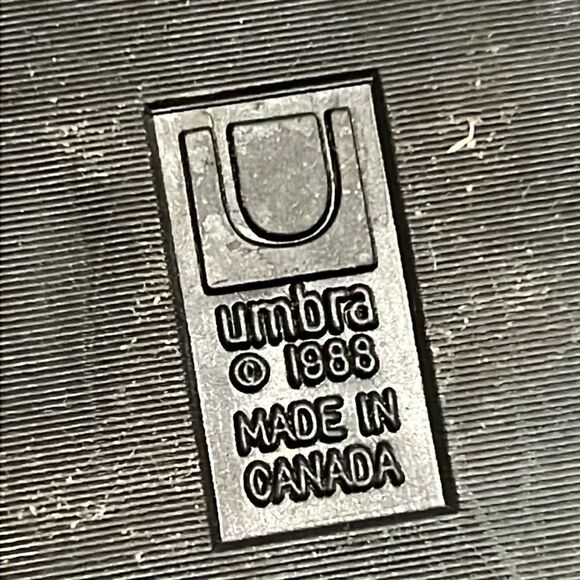 5 Vintage Starbucks Coffee 1988 Umbra Siren Logo Black Rubber Coaster Canada EUC - Picture 3 of 5